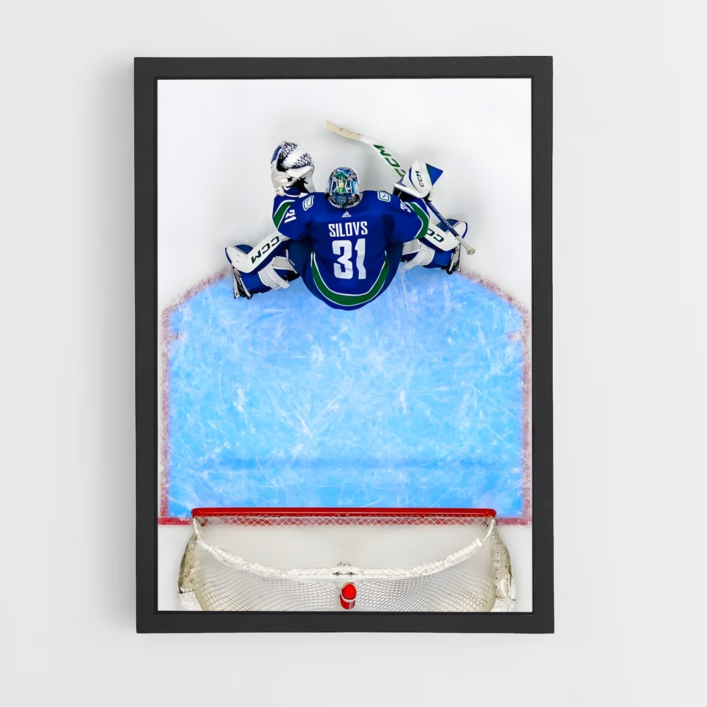 Poster Gardien des Canucks – affiche Hockey sur glace (vue 2)